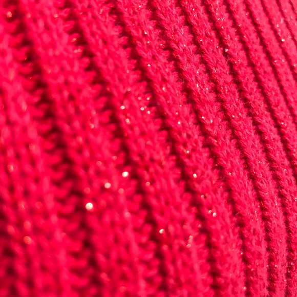 🟥Old Navy Red Cowl Neck Sweater with Ribbed Knit🟥 - Picture 8 of 8